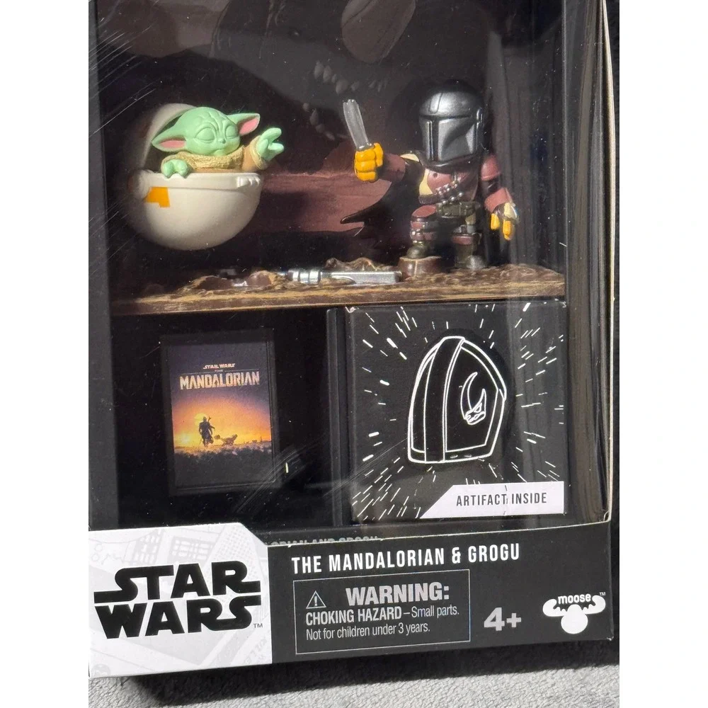 Star Wars FANDROP SW03 The Mandalorian & Grogu Moose Toys Diorama New Artifact
